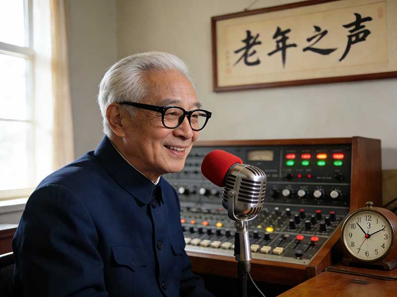 聲音暖巢：老年電臺如何編織銀發(fā)族的精神陪伴網